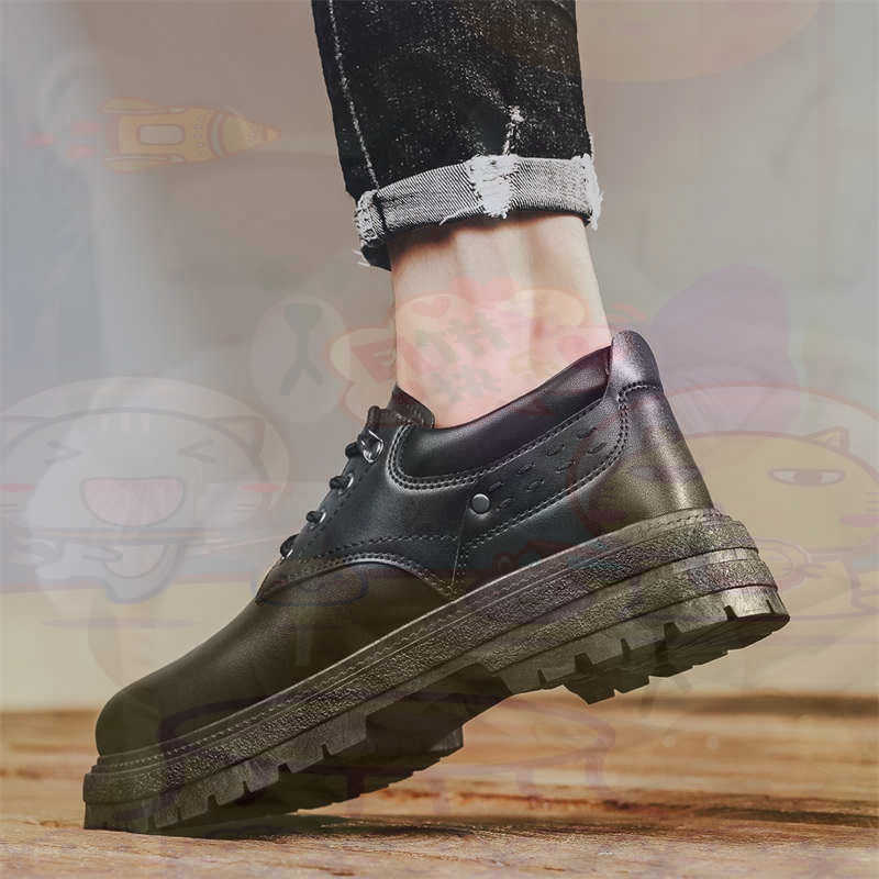 Levels Of Men'S Formal Wear - Dark Natural หนังแฟชั่น Trainers เทนนิสรองเท้าผ้าใบผู้ชายรองเท้าแฟชั่นรองเท้าผ้าใบคุณภาพกีฬาราคาต่ําสุขภาพ