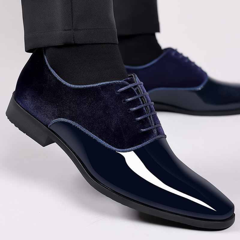 Formal Wear For Men In Wedding - รองเท้าหนังธุรกิจแบบใหม่สำหรับผู้ชายรองเท้าทางการแบบผูกเชือกแบบลำลองรองเท้าใส่ทำงานในสำนักงานสำหรับผู้ชายแฟชั่นงานแต่งงาน