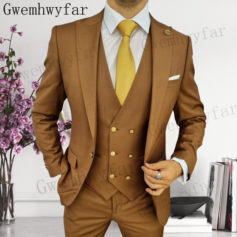 Gwenhwyfar เจ้าบ่าว Peaked Lap - Men Formal Wear For Wedding บทวิจารณ์และราคา