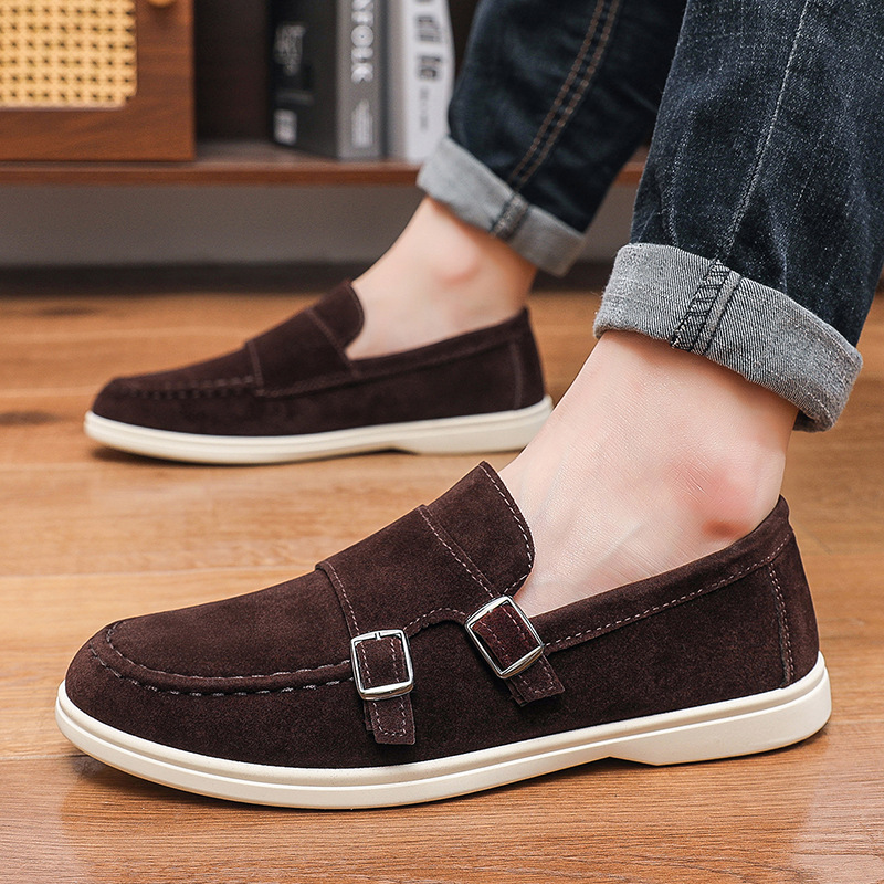 รองเท้าลำลองผู้ชาย หนังกลับ รอ - Men Formal Wear Shoes บทวิจารณ์และราคา