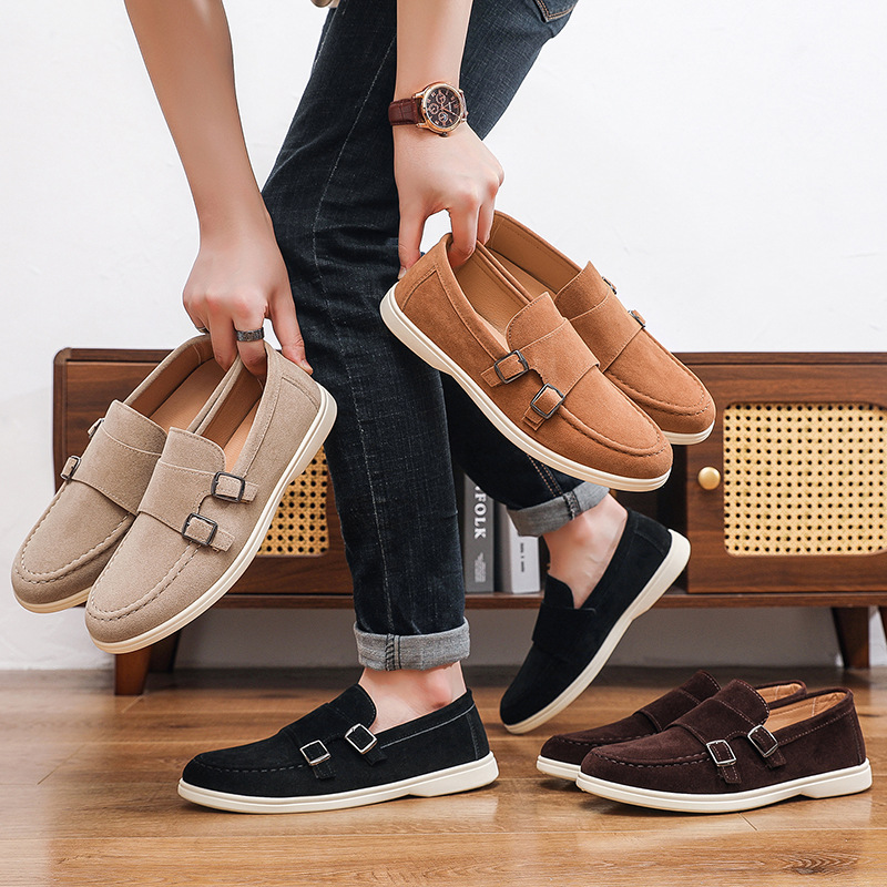 รองเท้าลำลองผู้ชาย หนังกลับ รอ - Men Formal Wear Shoes บทวิจารณ์และราคา