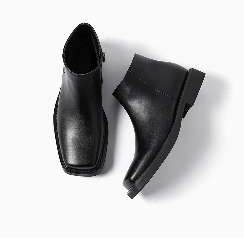 สีดําใหม่แฟชั่นผู้ชายรองเท้าหน - Men Formal Wear Shoes บทวิจารณ์และราคา