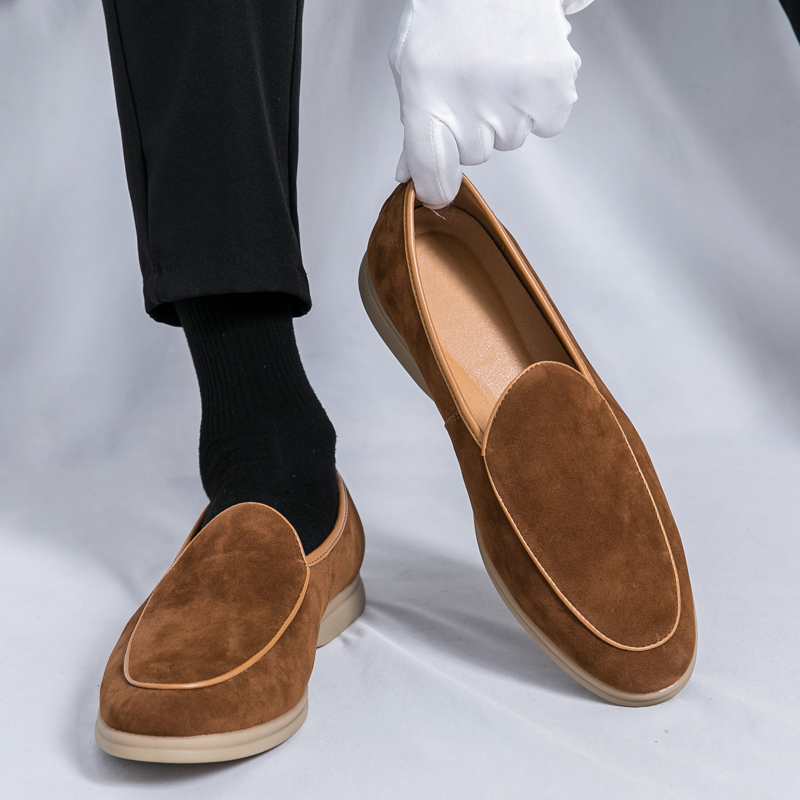 แฟชั่นผู้ชายแบรนด์หรู Loafer ร - Men Formal Wear Shoes บทวิจารณ์และราคา