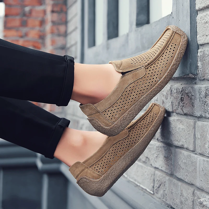 ผู้ชายLoafersคุณภาพสูงลื่นในรอ - Men Formal Wear Shoes บทวิจารณ์และราคา