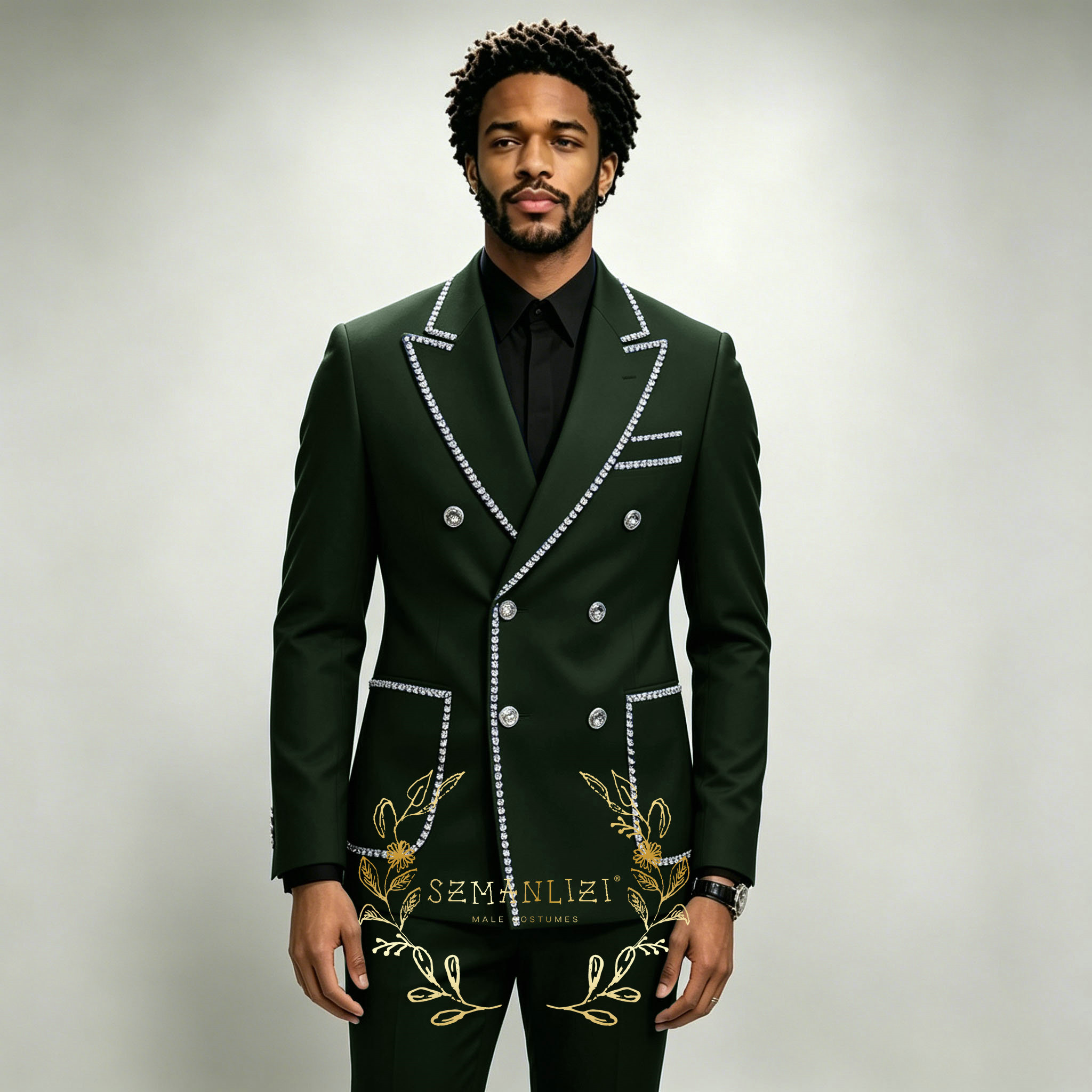 ชุดสูทผู้ชายสุดหรู 2 ชิ้น สีน้ - Men Formal Wear For Wedding บทวิจารณ์และราคา