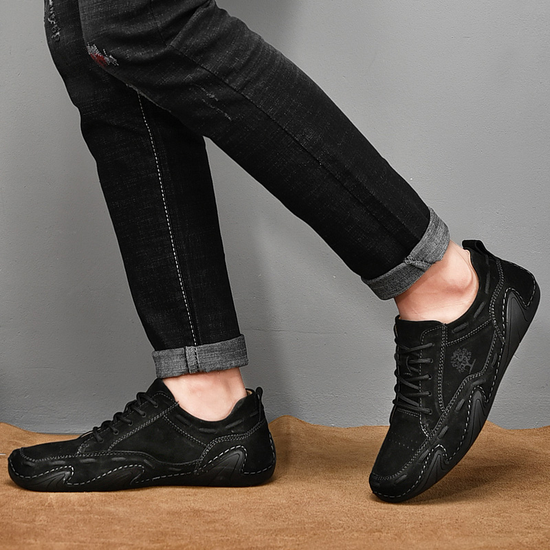รองเท้าหนังรองเท้าส้นแบนลำลองแ - Men Formal Wear Shoes บทวิจารณ์และราคา