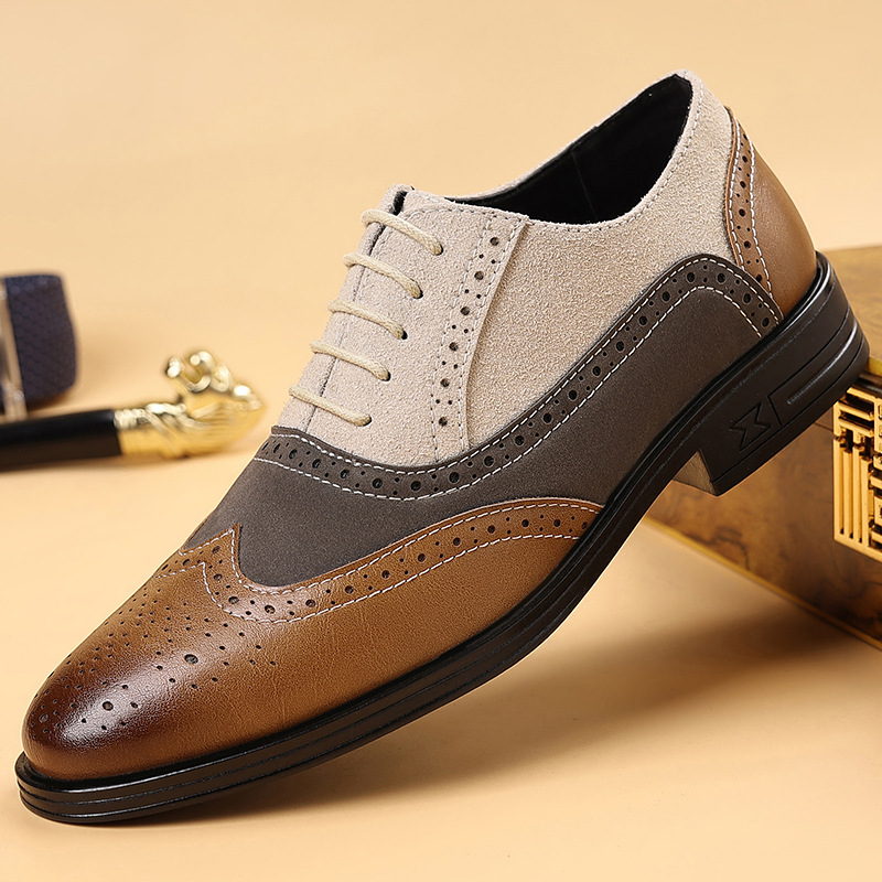 รองเท้าเดรสผู้ชายหรูหรา สไตล์เ - Men Formal Wear Shoes บทวิจารณ์และราคา