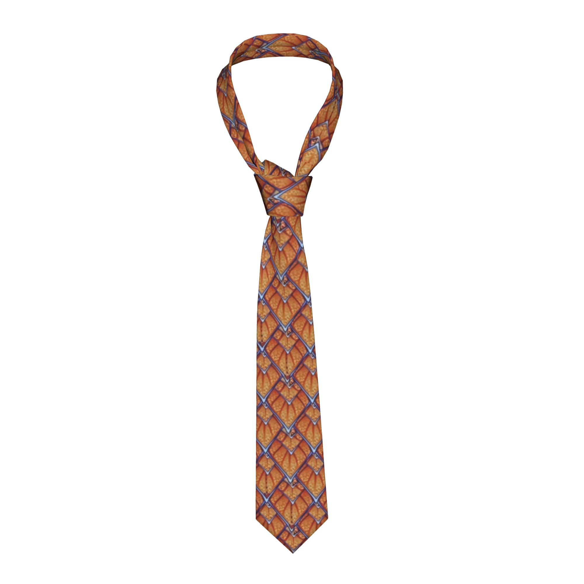 เนคไทผ้าไหมลายปลาดราก้อน Gaunt - Scale - Men Formals & Ethnic Wear บทวิจารณ์และราคา