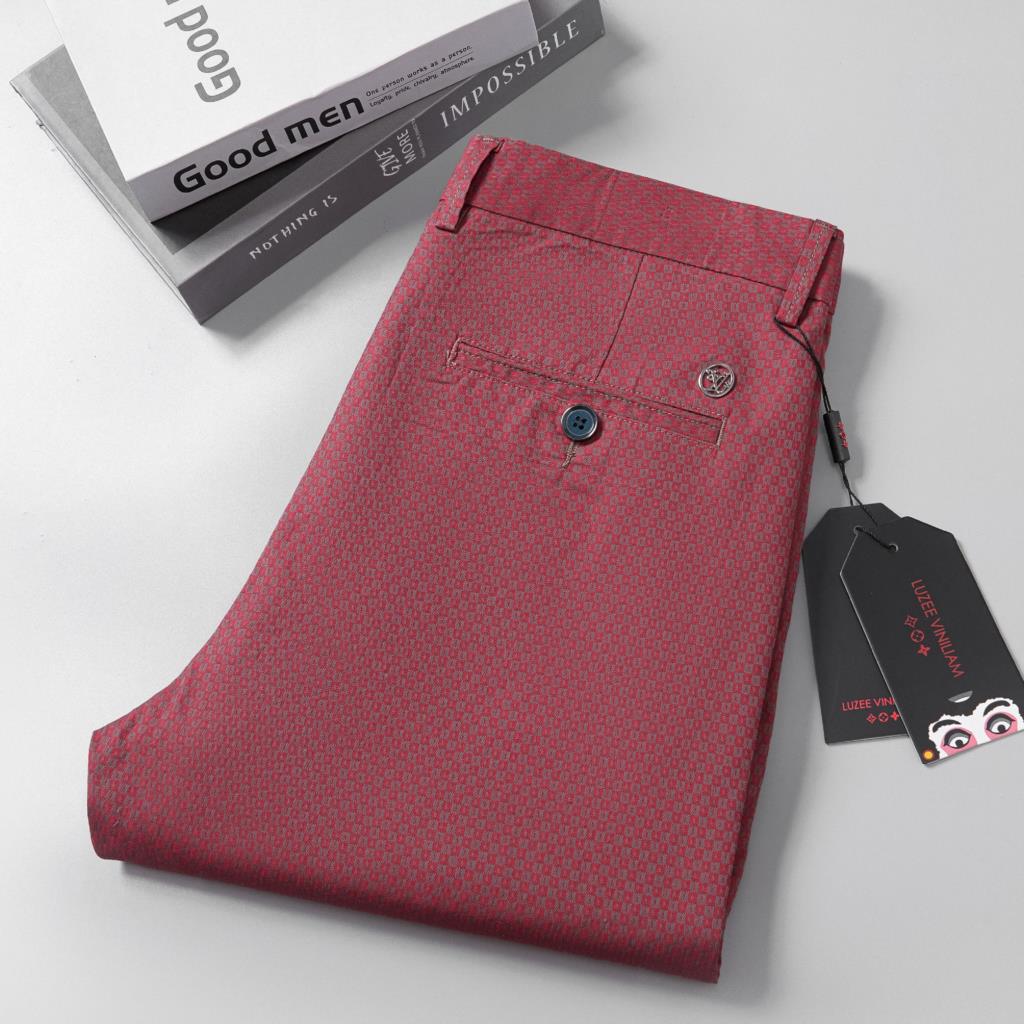 ลายสก๊อตกางเกงชายแฟชั่นตรง Fit - Men Formal Wear Pinterest บทวิจารณ์และราคา