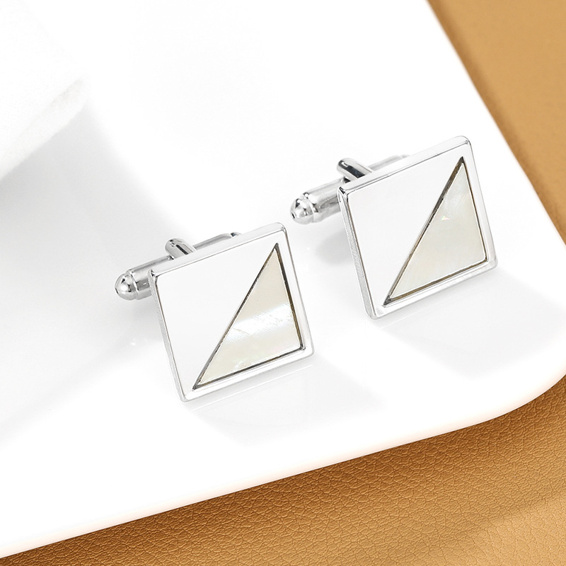 Square Snowflake Mirror Cuffli - Scale - Men Formals & Ethnic Wear บทวิจารณ์และราคา