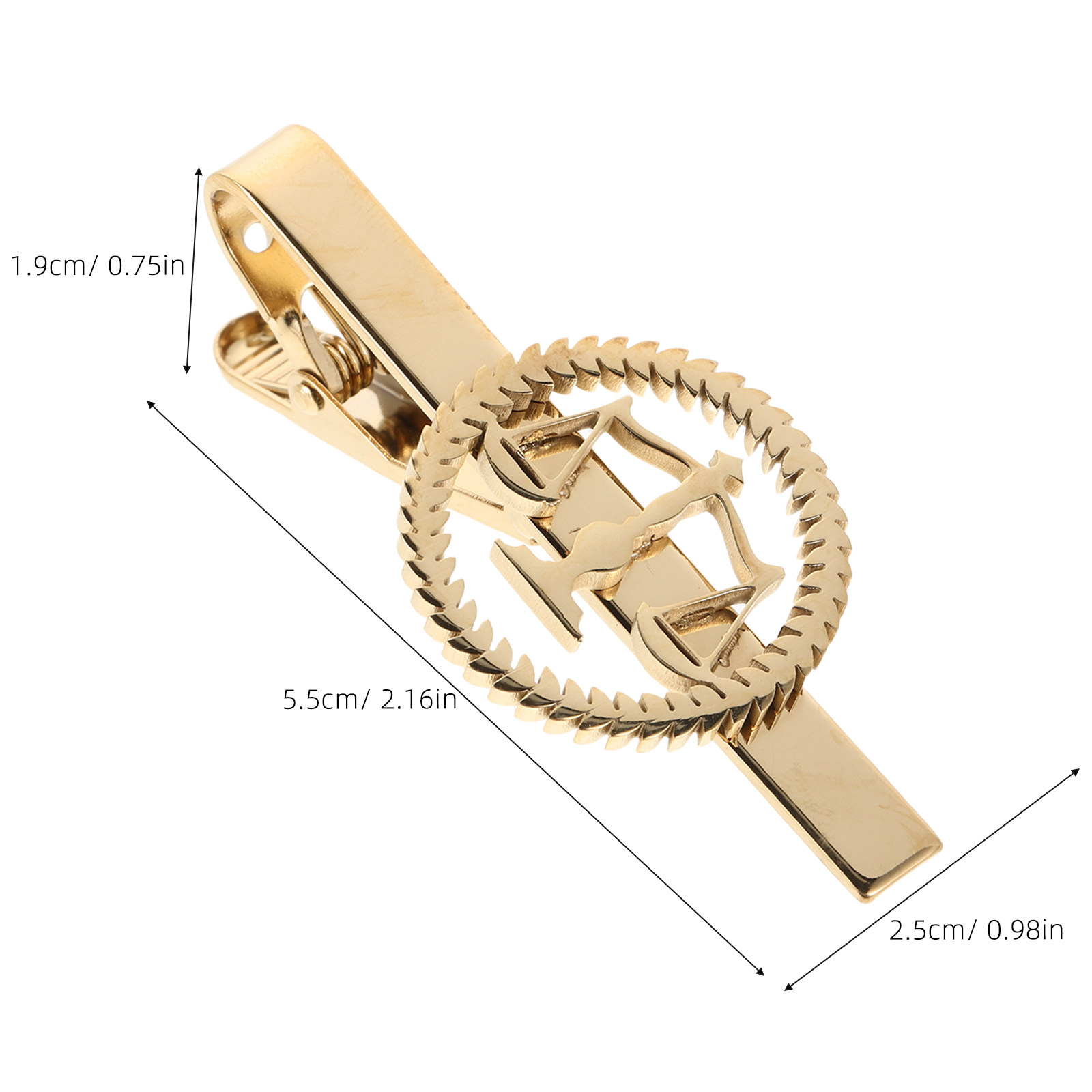 คลิปหนีบเนคไท Libra สำหรับผู้ช - Scale - Men Formals & Ethnic Wear บทวิจารณ์และราคา