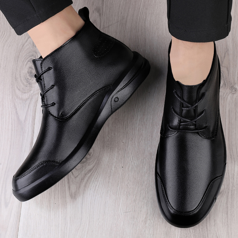 รองเท้าบูทข้อเท้าสุดหรูคุณภาพส - Men Formal Wear Shoes บทวิจารณ์และราคา