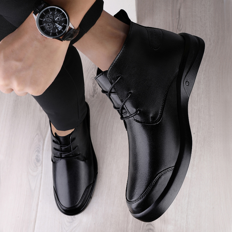 รองเท้าบูทข้อเท้าสุดหรูคุณภาพส - Men Formal Wear Shoes บทวิจารณ์และราคา