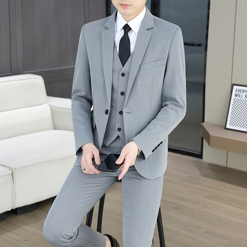 ชุดสูท (เสื้อสูท+เสื้อกั๊ก+กาง - Men Formal Wear For Wedding บทวิจารณ์และราคา