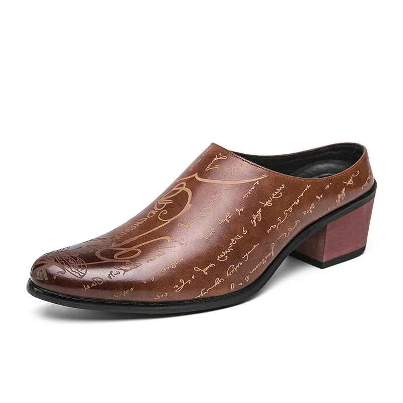 4 ซม.รองเท้าส้นสูงผู้ชายLoafer - Men Formal Wear Shoes บทวิจารณ์และราคา