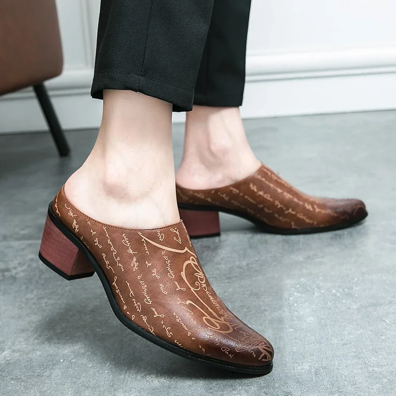 4 ซม.รองเท้าส้นสูงผู้ชายLoafer - Men Formal Wear Shoes บทวิจารณ์และราคา