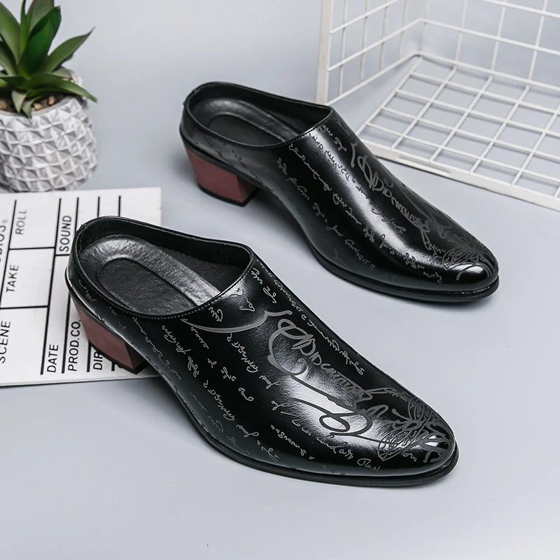 4 ซม.รองเท้าส้นสูงผู้ชายLoafer - Men Formal Wear Shoes บทวิจารณ์และราคา