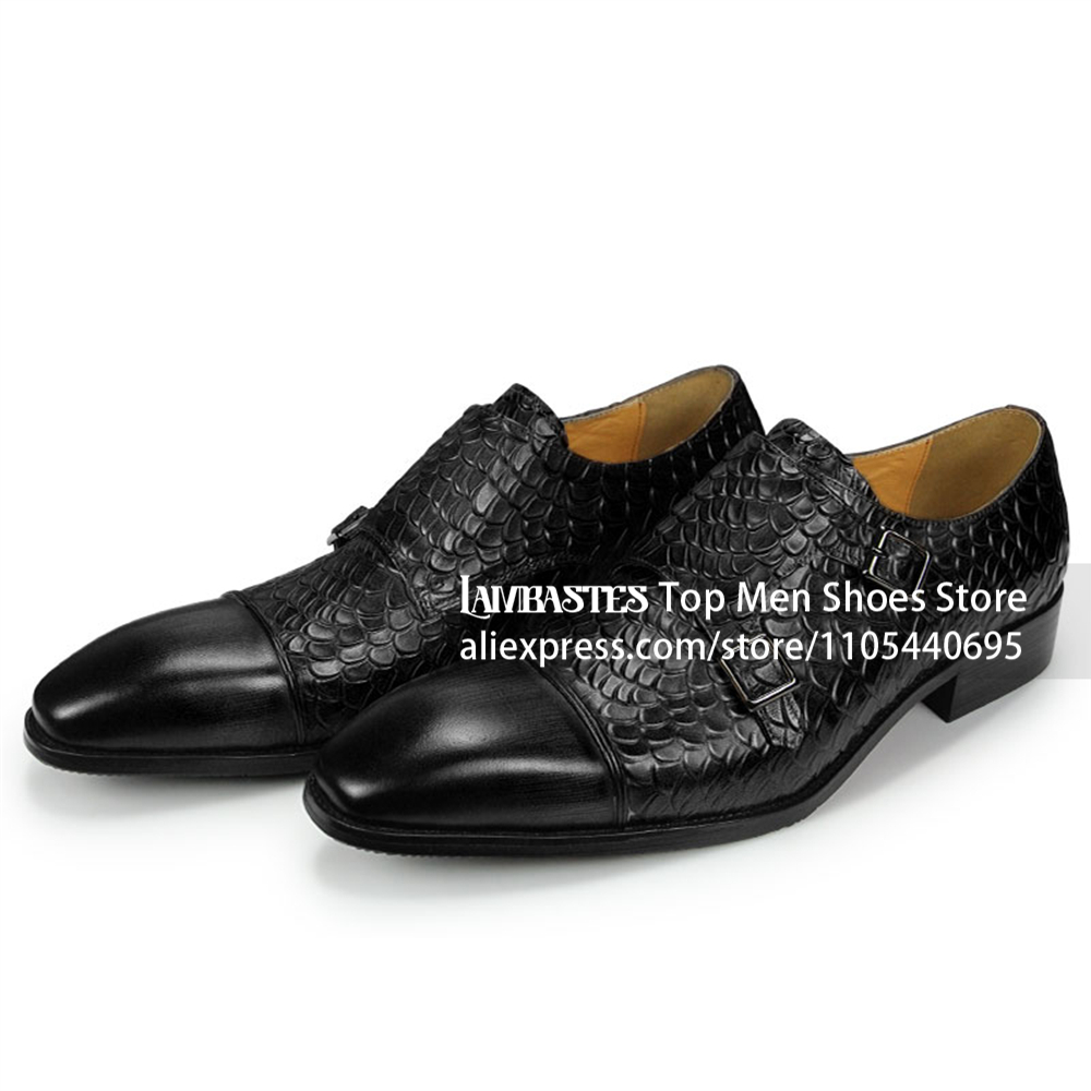 รองเท้าหนังผู้ชายแบบมังก์สแตรป - Scale - Men Formals & Ethnic Wear บทวิจารณ์และราคา