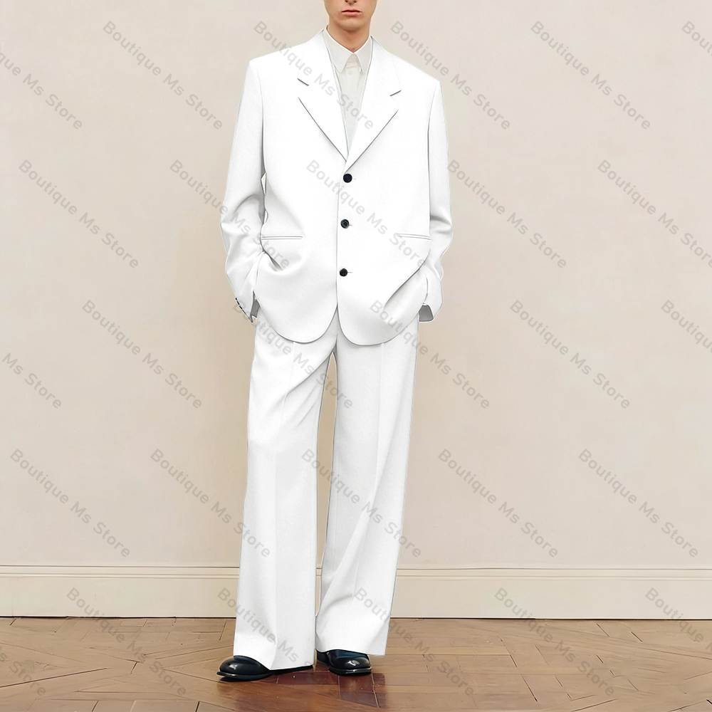 ชุดสูทผู้ชายสีดำทรงโอเวอร์ไซส์ - Men Formal Wear For Wedding บทวิจารณ์และราคา