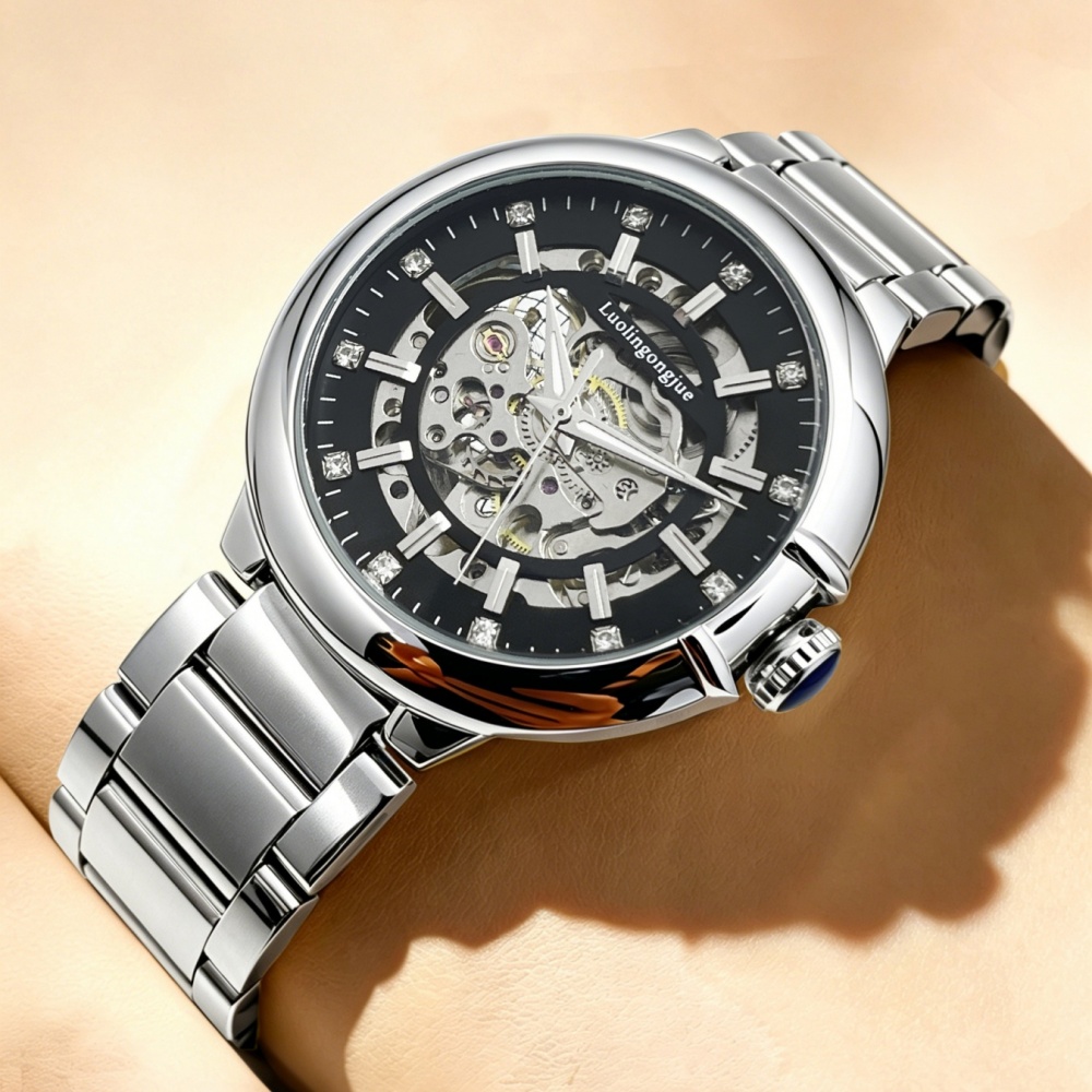 นาฬิกาข้อมือสายเหล็กกลไกอัตโนม - Scale - Men Formals & Ethnic Wear บทวิจารณ์และราคา